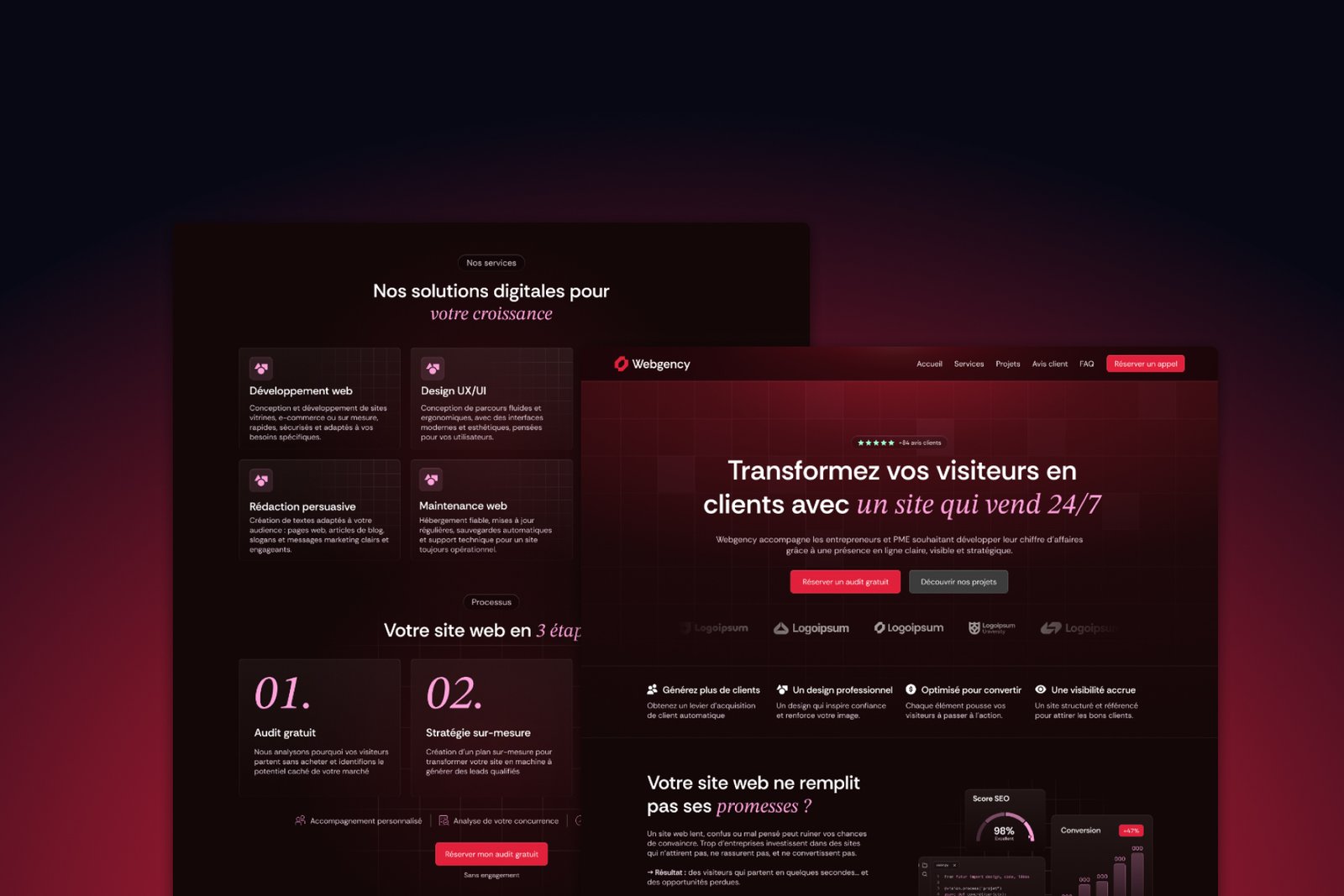 Après refonte site internet