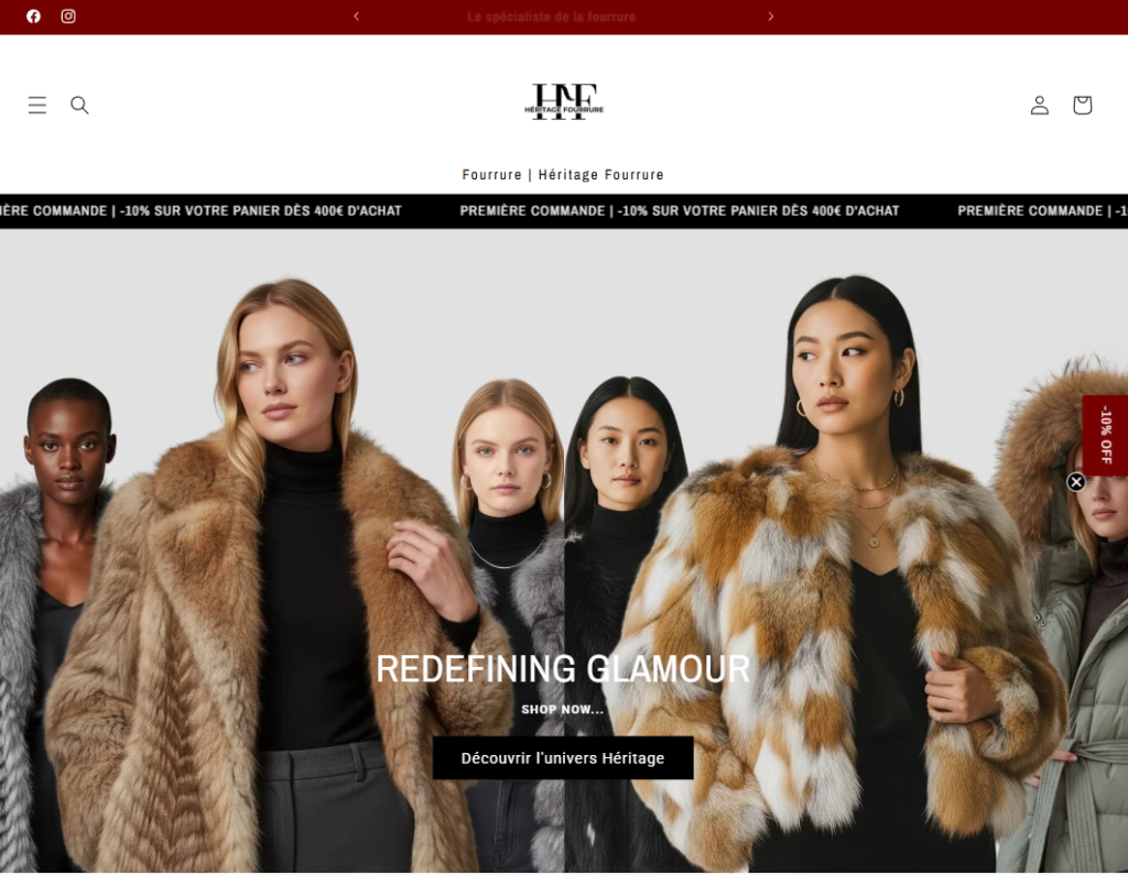 création site internet exemple